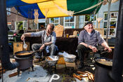Visbakken tijdens Festival Weekend Woudrichem van VVV Biesboschlinie