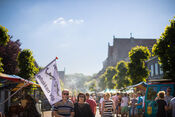 Visbakken tijdens Festival Weekend Woudrichem van VVV Biesboschlinie
