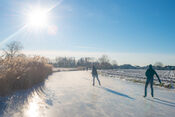 Schaatsen in Almkerk van VVV Biesboschlinie