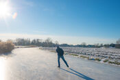 Schaatsen in Almkerk van VVV Biesboschlinie