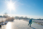 Schaatsen in Almkerk van VVV Biesboschlinie