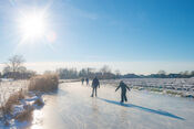 Schaatsen in Almkerk van VVV Biesboschlinie