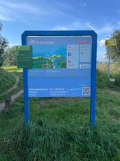 Bord camping De Mosterdpot van VVV Biesboschlinie