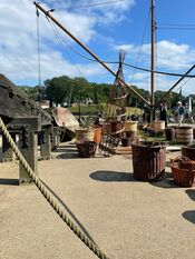 Visnetten Visserijdagen Woudrichem van VVV Biesboschlinie