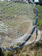 Visnet bij Visserijdagen Woudrichem van VVV Biesboschlinie