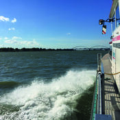 Pont op de Merwede van VVV Biesboschlinie