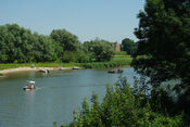 Afgedamde Maas Woudrichem van VVV Biesboschlinie