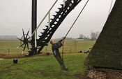 Molenaar Zandwijkse molen van VVV Biesboschlinie