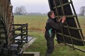 Molenaar Zandwijkse molen van VVV Biesboschlinie