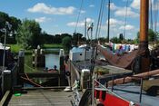 Historische haven Woudrichem van VVV Biesboschlinie