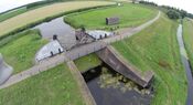 Papsluis van bovenaf van VVV Biesboschlinie