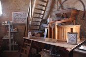 Binnenkant molen De Hoop van VVV Biesboschlinie