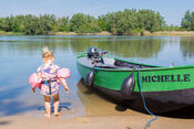 Bootje in de Biesbosch van VVV Biesboschlinie