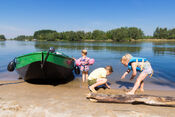 Bootje in de Biesbosch van VVV Biesboschlinie