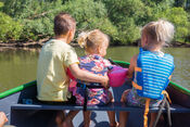 Bootje in de Biesbosch van VVV Biesboschlinie