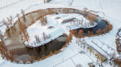 Fort Giessen in de sneeuw van VVV Biesboschlinie