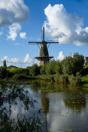 Molen in Woudrichem van VVV Biesboschlinie