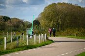 Wandelen op de dijk van VVV Biesboschlinie