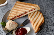 Tosti bij Jachthaven van Oversteeg van VVV Biesboschlinie