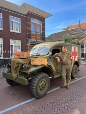 Oorlogsvoertuig D'n Altena Drivers van VVV Biesboschlinie