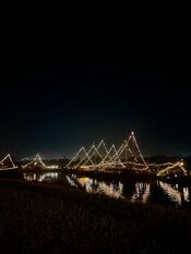 Lampjes haven Woudrichem van VVV Biesboschlinie