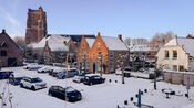 Woudrichem in de sneeuw van VVV Biesboschlinie