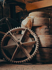 Details in molen 'De Twee Gebroeders' van VVV Biesboschlinie