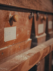 Details in molen 'De Twee Gebroeders' van VVV Biesboschlinie