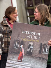 Opening QRfgoed Molentocht van VVV Biesboschlinie