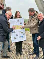Opening QRfgoed Molentocht van VVV Biesboschlinie