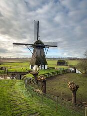 Vervoorne molen in Werkendam van VVV Biesboschlinie