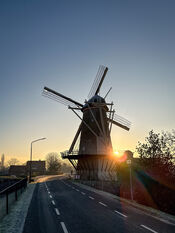 Molen De Hoop in de rouw van VVV Biesboschlinie
