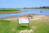 Bord Biesbosch van VVV Biesboschlinie